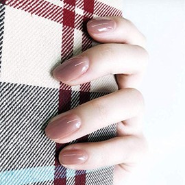 24 Pcs Solid Color Nail Tips, Cute Elegant Nail Ins, Fashionable Jelly Nail Tips, Multicolor Options, Weddings, Parties, After-parties, School Entrance Ceremonies, Nail Jewelry, False Nails (Gray Pink)