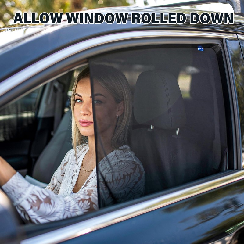 SUV Pickup Front Side Window Sun Shade Magnetic Car Driver