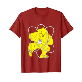 Zheleznogorsk Bear Splitting Atom T-Shirt | Russian Flag T-Shirt