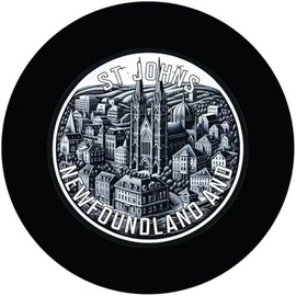 St Johns Newfoundland and Labrador Souvenir-Home Decoration Coaster Paper 4 Pack