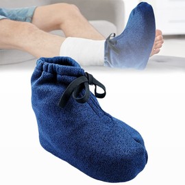 Cast Toe Sock Cover for Foot Ankle Cast, Warm Plaster Stocking Protective Accessories, Breathable & Adjustable, 1 Pcs (M)