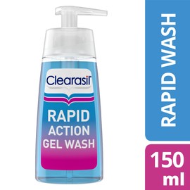 Clearasil Rapid Action Cleanser Acne Face Wash Gel 150ml