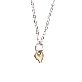 LISA LEONARD DESIGNS Brass Little Heart Pendant Neckalce in 18" Chain, Minimalists Jewelry, Dainty Necklaces, Necklaces For Women, Gift For Her