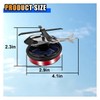 Helicopter Car Air Fresheners with Solar Rotating, Creative Car Perfume
