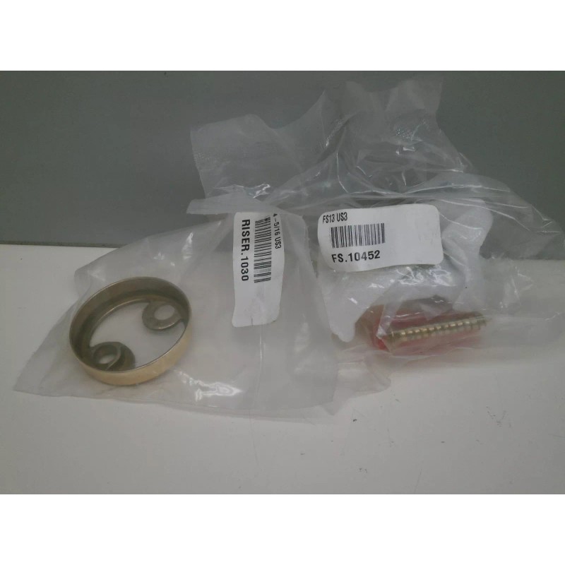 Ives FS 10452 Brass Dome Floor Door Stop 1" Height