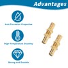 Brass Hose Connection Adapter, Pack of 6 8 mm Hose