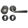 Helena R 1663 Door Fitting Right Antique Grey Door Handle