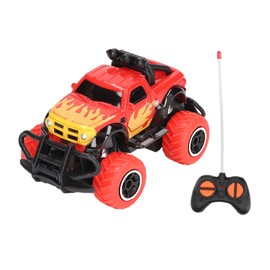 1:43 Remote Control Off Road Vehicle Mini Sturdy Bumpers RC Car Birthday Gift for 3 Above Years Old Red