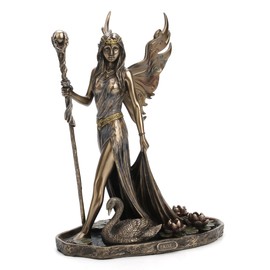 Veronese Design 9" Aine The Celtic Faery Queen of Summer Love Resin Statue Bronze Finish