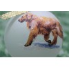 D344 Hand-made Christmas Ornament dog - GOLDEN RETRIEVER - trot