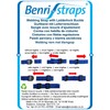 Webbing Strap with Quick Release Buckle, Pack of 2 (Blue,