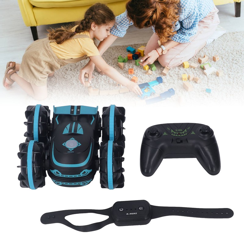 Amphibious RC Stunt Car Waterproof Gesture Sensor 4 Wheel Drive