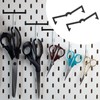 sourcing map 120pcs Pegboard Hook Locks 2" Length Plastic Peg