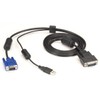 Black Box ServSwitch Secure KVM Switch Cable, VGA and USB