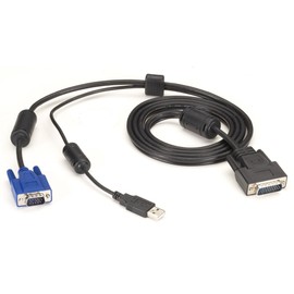 Black Box ServSwitch Secure KVM Switch Cable, VGA and USB to HD26