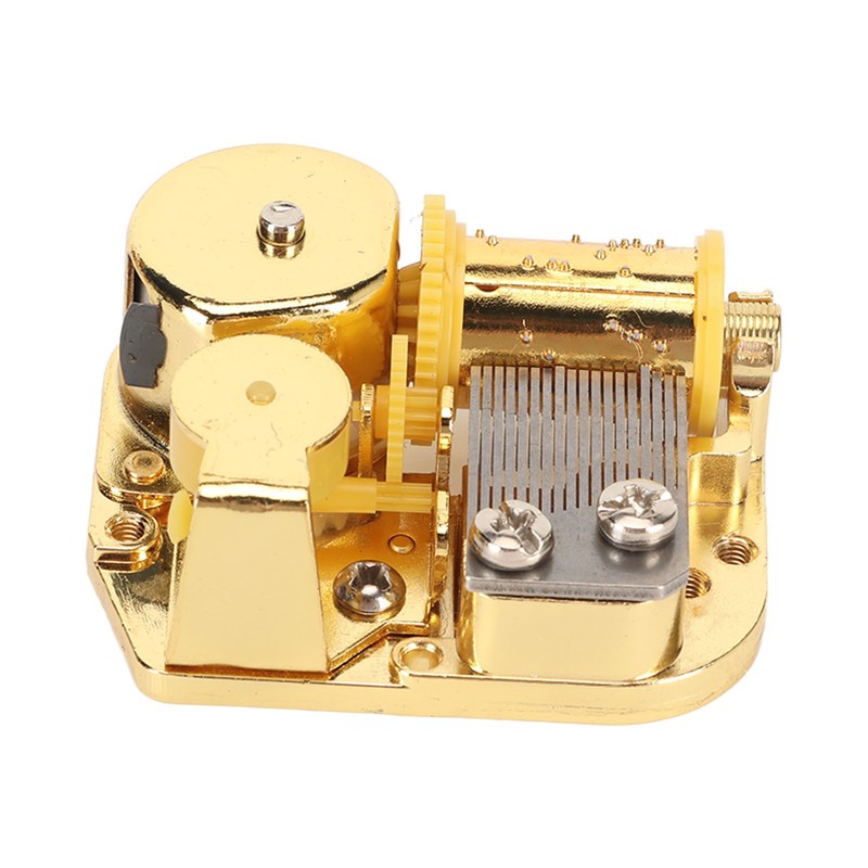 Windup Musical Movement 18 Note Pleasing Melody Alloy Easy Mounting