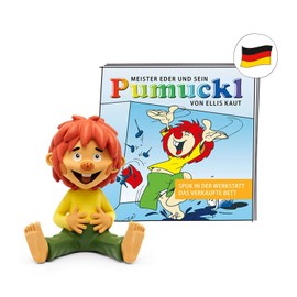 tonies audio character for Toniebox, 2 Pumuckl audio games (English language not guaranteed): ‘Spuk in der Werkstatt’ & ‘Das verkaufte Bett’, audio play for children aged 4 and over, playing time approx. 49 minutes. (English language not guaranteed)