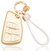 OLLEN Soft TPU Key Fob Cover, Fit for 2021-2025 2026