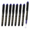 EYEYE Fountain Pens for Writing, 8 Pack Blue Fine Point