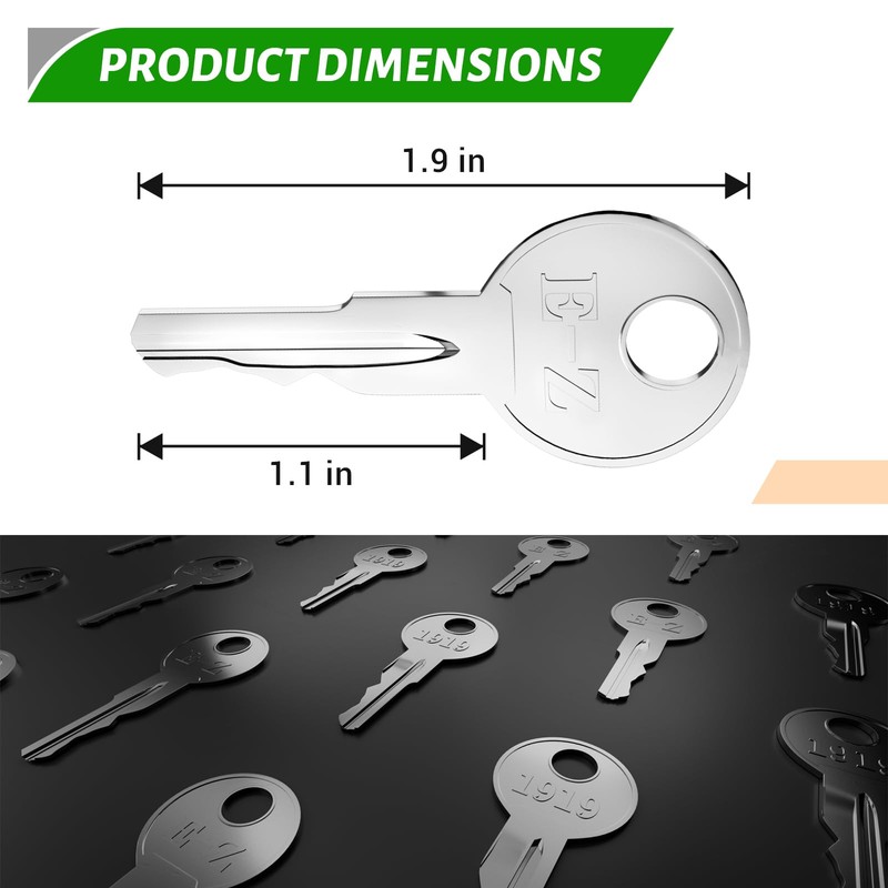 Panglong EZGO Golf Cart Key, EZGO Key Suitable for 1981-Up