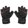 BOODUN Half Finger Gloves Deerskin Gloves with Wrist Wrap for