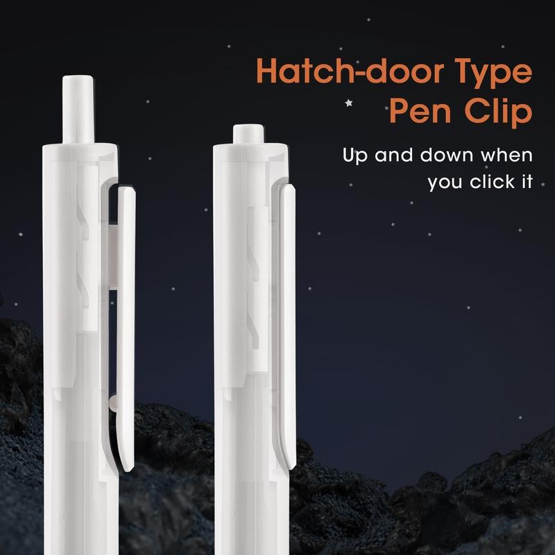 WRITECH Gel Pens Fine Point 0.5mm No Smear & Smudge