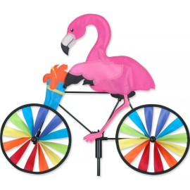 Premier Kites 20" FLAMINGO on a Bike Spinner, Whirligig, Garden Stake by Premier Design