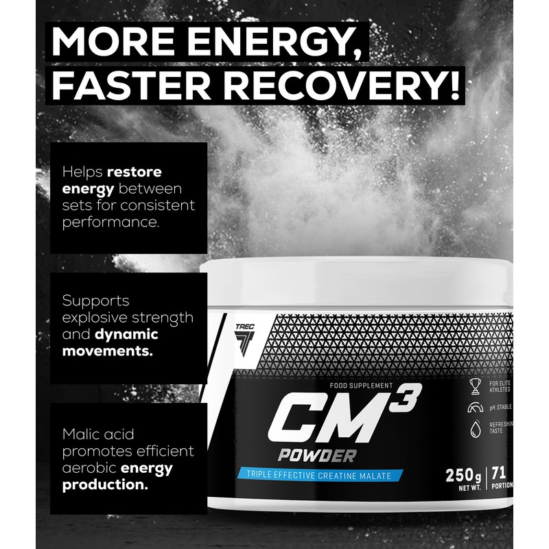 Trec Nutrition Trec Nutrition CM3 Powder Package 250g Creatine Malate