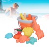 11Pcs Children Sandpit Toy Interactive Educational Reliable Sand Mold Rake
