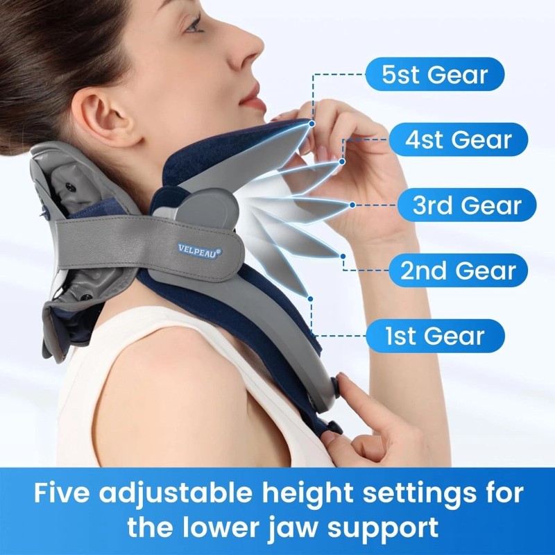 Velpeau Neck Brace for Neck Pain and Support, Soft Cotton