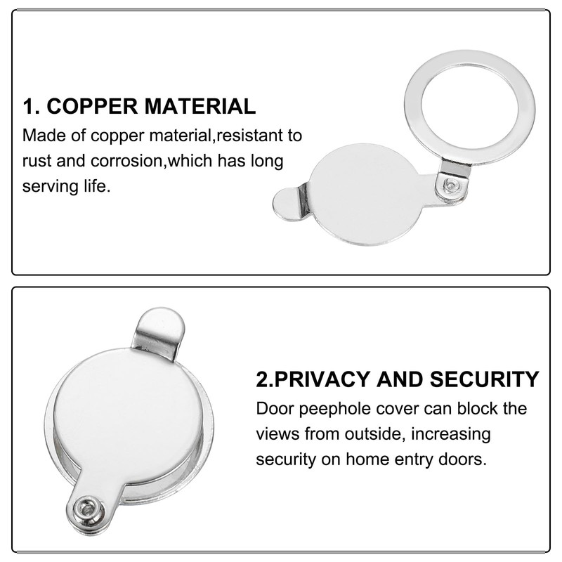 PATIKIL 5/8" Peephole Cover,Door Peephole Protector Privacy Door Viewer Cover