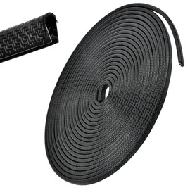 Car Door Protectors Edge Guards, TMBMLPP 32Ft(10M) Car Door Edge Protector, U Shape Car Trim Car Door Edge Guards, Rubber Edging Trim, Car Rubber Door Protector, Car Door Seal Fit For Most Car -Black