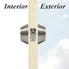 Probrico Double Side Keyed Deadbolt in Brushed Satin Nickel