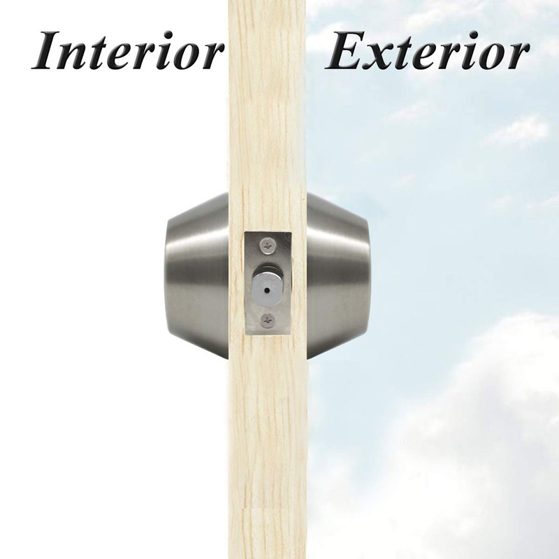 Probrico Double Side Keyed Deadbolt in Brushed Satin Nickel