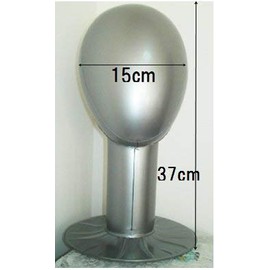 Set of 3 Head Head Lightweight Compact Air Mannequin Vinyl Torso