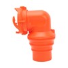 RV Sewer Hose Elbow with Lid 90 Degree Easy Installation