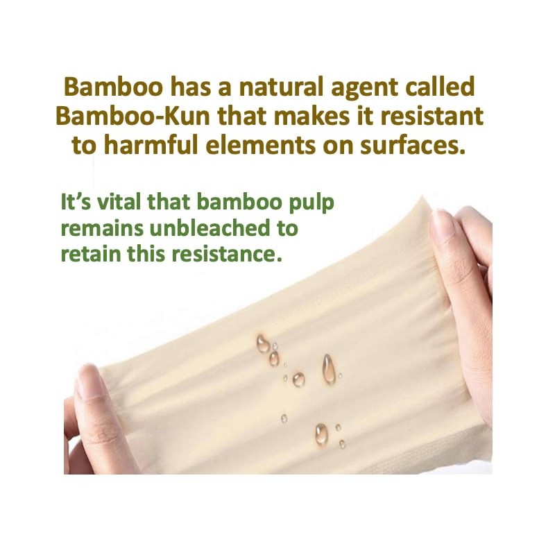 Purafide 100% Bamboo, thick 3-ply toilet paper, tree-free, unbleached, sustainable,