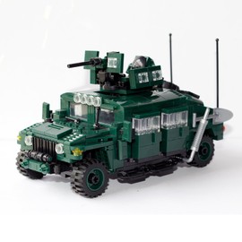 KALAPINK Military Vehicles Building Blocks (500 Pieces Kits), M1151 Armored Vehicle Model Designed for Kids (8+Years) Adults and Car Lovers