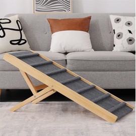 Large Dog Pet Ramp Stairs for Bed Couch Car Truck SUV,Dog Pet Ramp for Small Large Dogs Pets to Get on High Bed Truck Couch Sofa