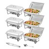 8QT Stainless Steel Chafing Dish Set for Buffets – Gold