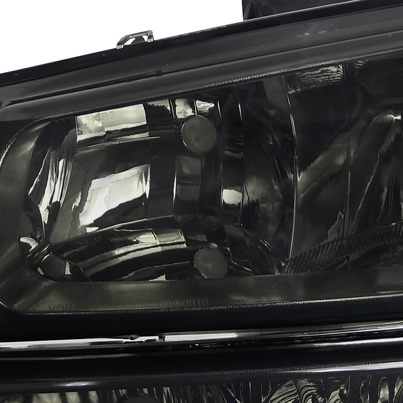 Spec-D Tuning Headlight Smoke + Bumper Lights Lamps W/Clear Reflector