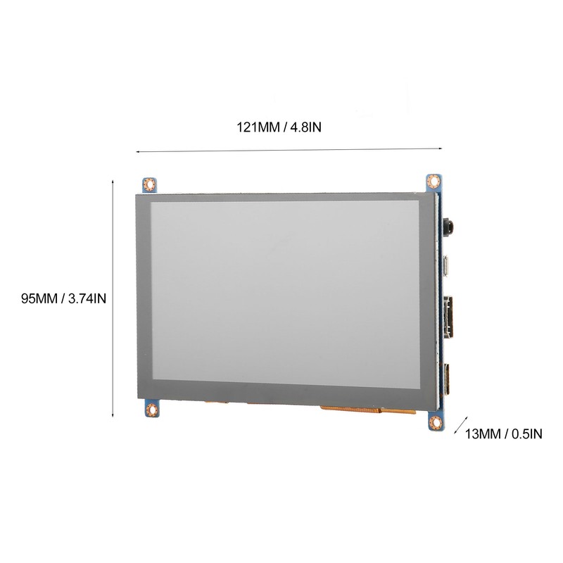 5 Inch Touchscreen Monitor for Raspberry Pi for Ubuntu 800x480