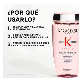 Shampoo Kérastase Genesis Bain Hydra Fortifiant 250 Ml