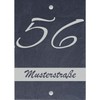laser-diele Slate House Number - Name Plate Front Door -
