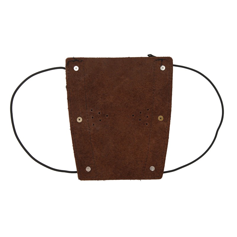 Archery Arm Guard Adjustable Strap Second Cowhide Arm Protector Pad