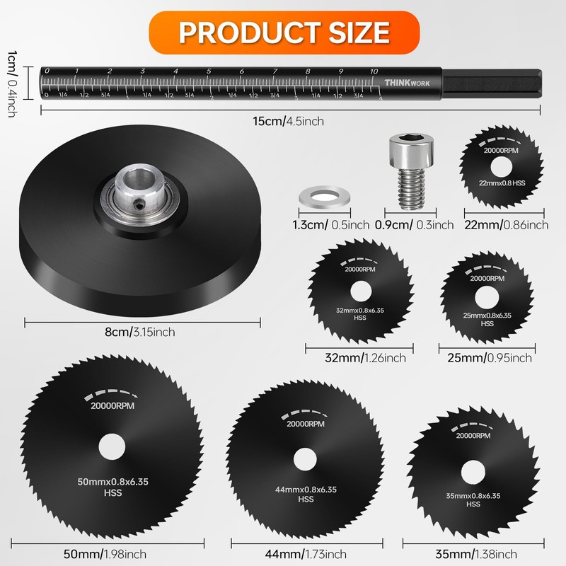 THINKWORK Inside Pipe Cutter for PVC Pipe, Cutter Tool Set
