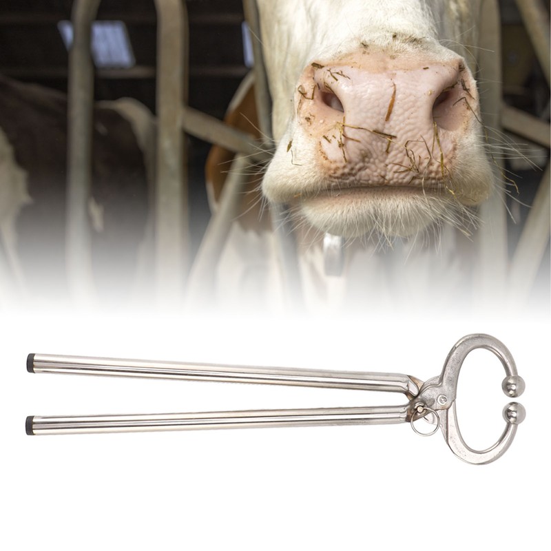 Cow Nose Plier Stainless Steel Automatic Locking Bull Cattle Nose
