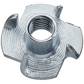 Dresselhaus 0/2049/001/6,0/9/ /17 Impact Nuts with 4 Impact Tips, Galvanised. Galvanised, M 6 x 9, pack of 100