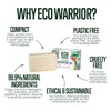 Eco Warrior Sensitive Body Soap Bar - Vegan, Cruelty Free,