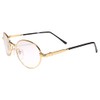 Gold Frame Classic True Vintage 90s Reader Oval 1.00 Reading